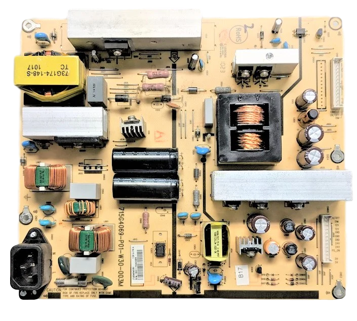 ADTV92424XBV Vizio Power Supply, 715G4069-P01-W30-003M, (T)92424XBV, E470VA