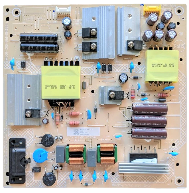 ADTVK1812XBJ Vizio Power Supply, (X)ADTVK1812XBJ, 715G9165-P01-002-003M, VK1812XBJ, V585-H11