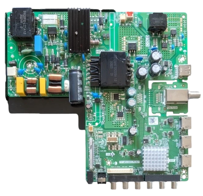 AE0013607 RCA Main Board, TP.MS3683.PC281, CN.TU38, RTU5820