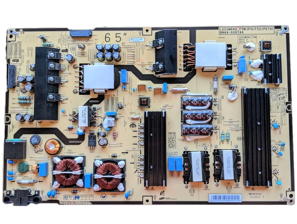 BN44-00818A Samsung TV Module, Power Supply, L65SM9NA_FSM, PSLF321P07A, UN65JS9500FXZA, UN65JS9500FXZA TS01, UN65JS9500FXZC, UN65JS9580QXZA