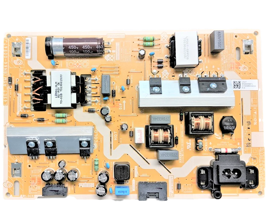 BN44-00947J Samsung Power Supply/LED Board, L43E7_RSM, BN4400947J, UN43RU7100FXZA