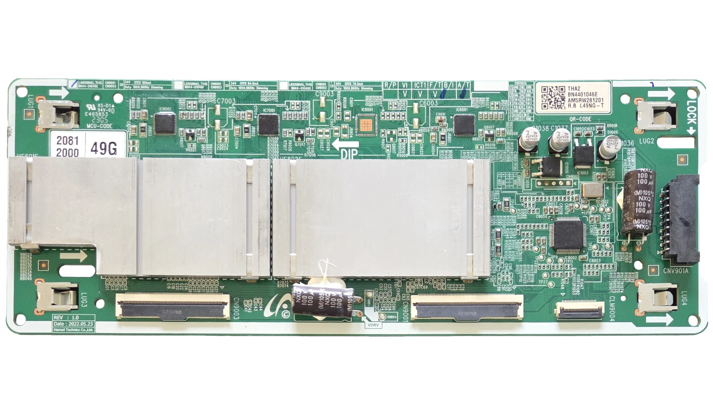 BN44-01046E Samsung LED Board, L49S8NG_THS, QN50Q80CAFXZA