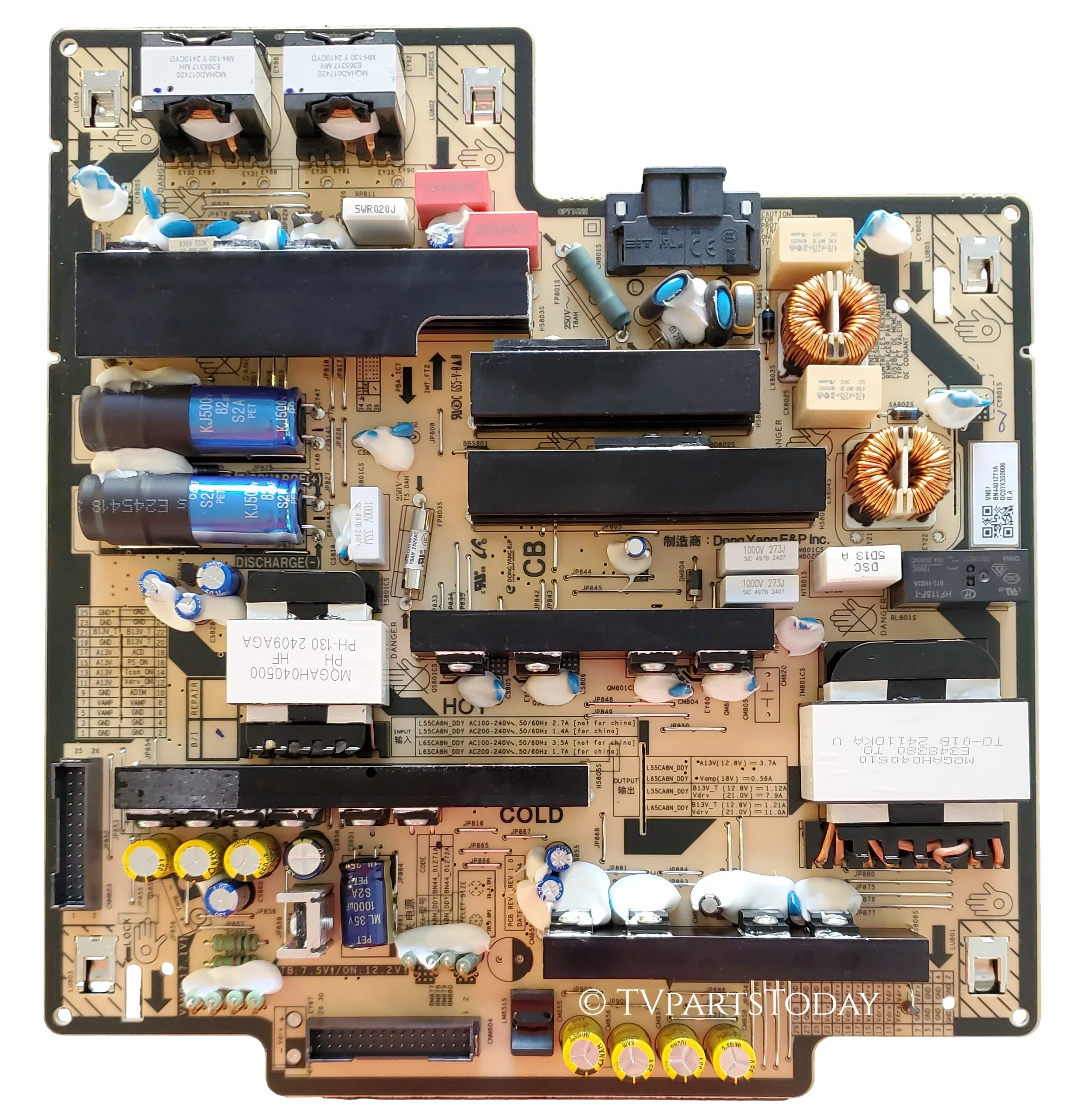 BN44-01271A Samsung Power Supply, BN4401271A, L55CA8N_DDY, QN55S85DAEXZA