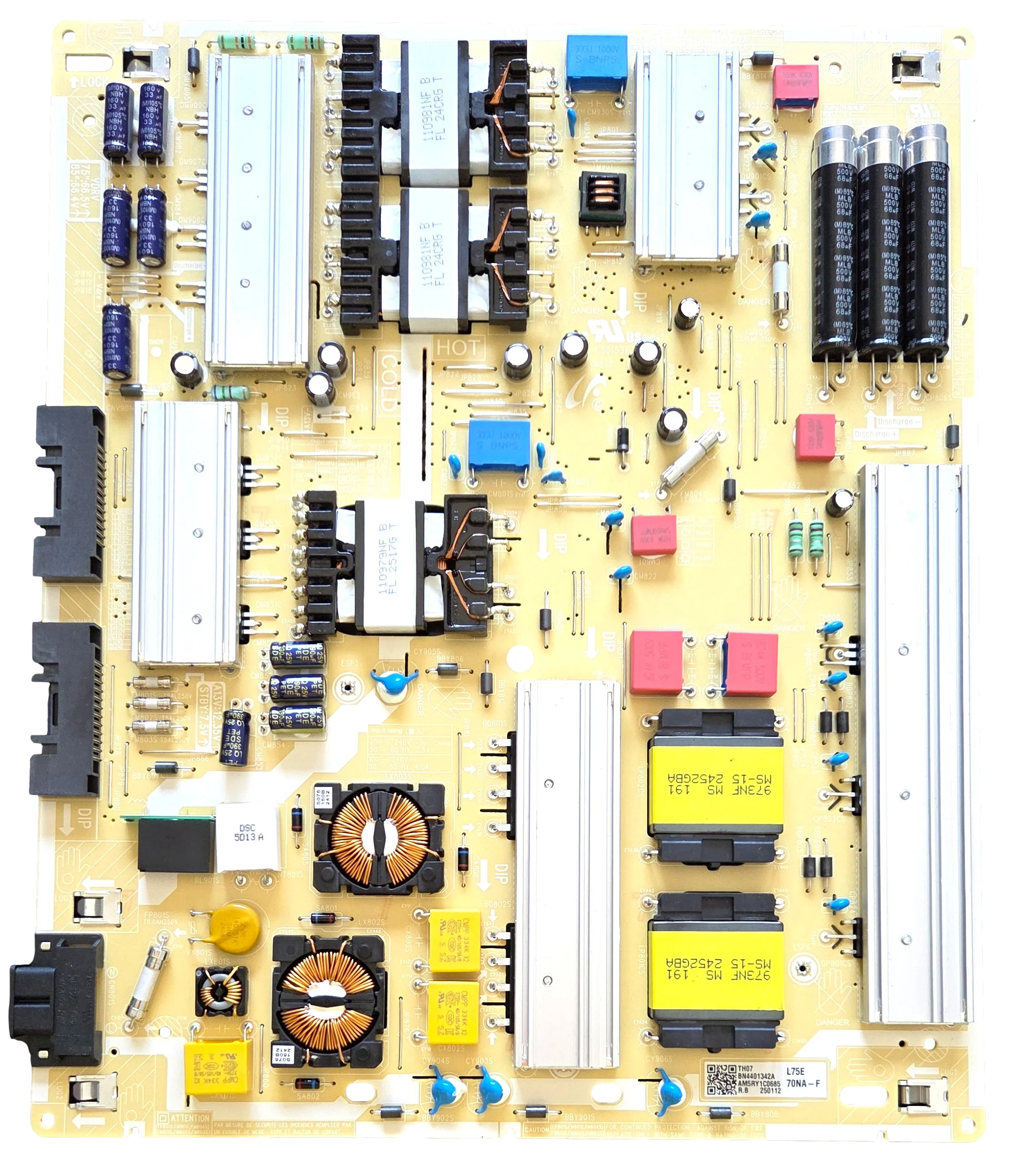 BN44-01342A Samsung Power Supply, 75E70NA FHS, BN44-01342A, QN75QN70FAFXZA