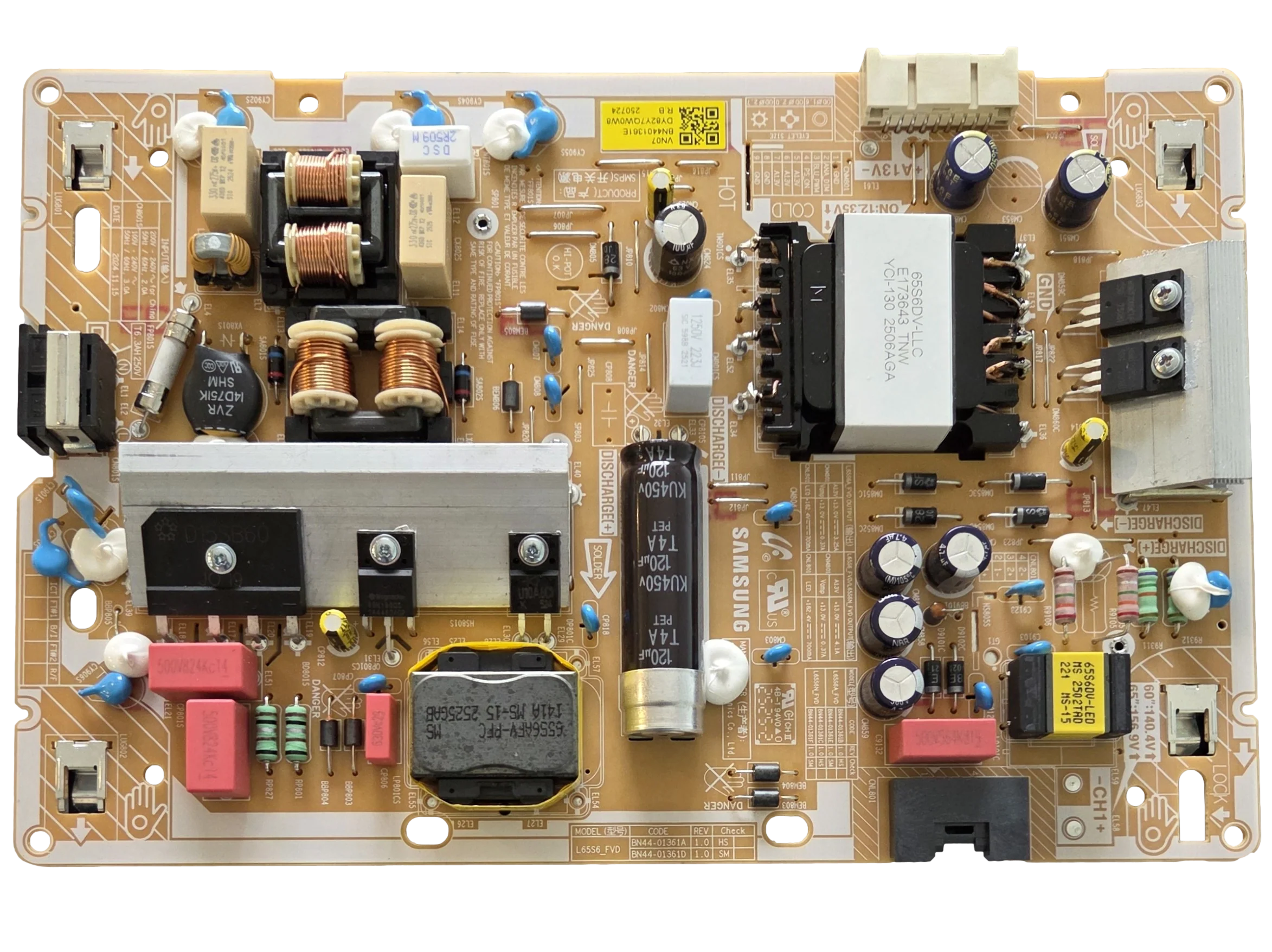 BN44-01361E Samsung Power Supply, VN07, L65S6A_FVD, QN65Q7FAAFXZA
