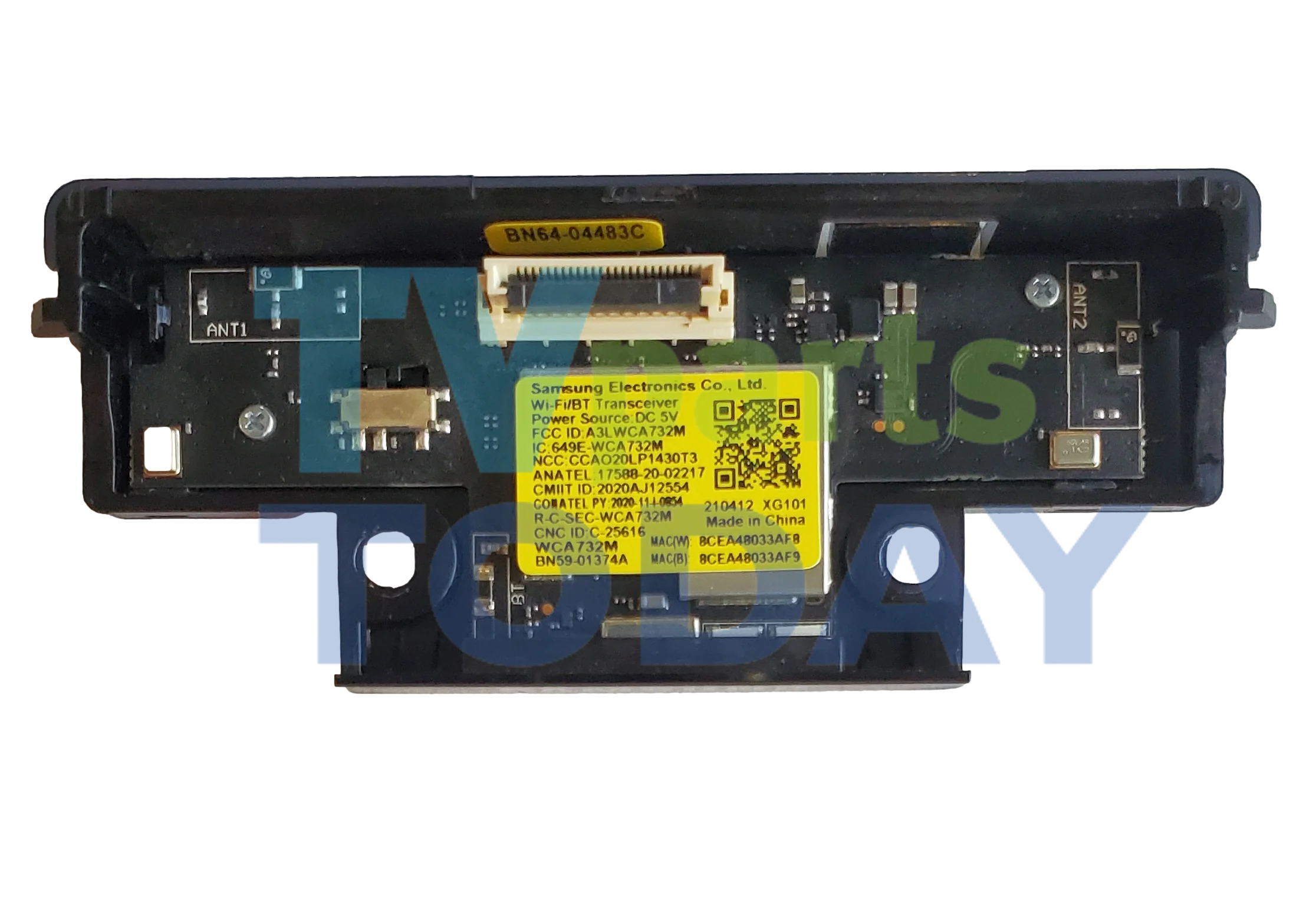 BN59-01374A Samsung Wi-Fi Board, WCA732M , QN65Q80AAF, QN50Q80AAFXZA