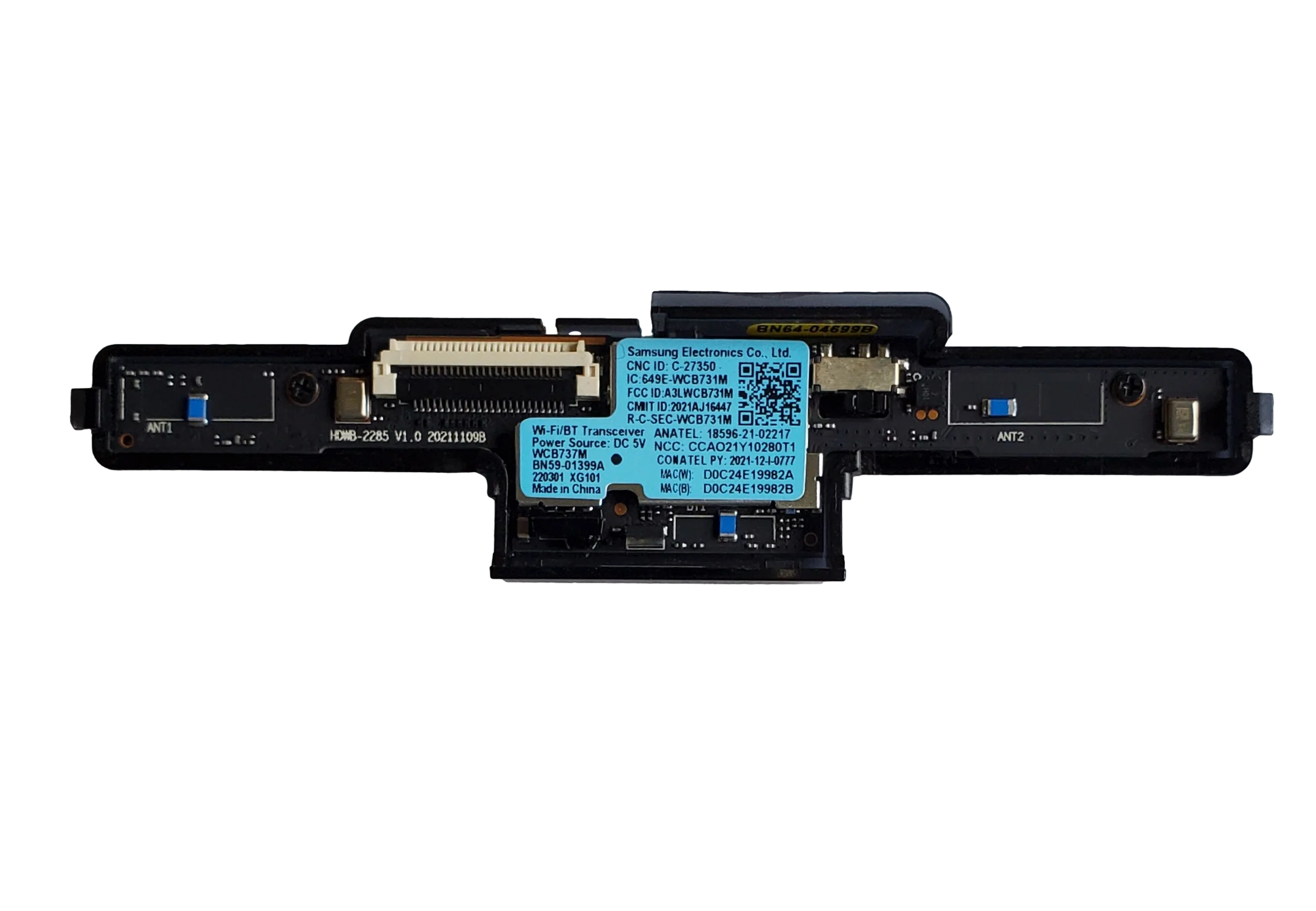 BN59-01399A Samsung Wifi Board, BN64-04699B, QN50QN90BAFXZA, QN50QN90BAF