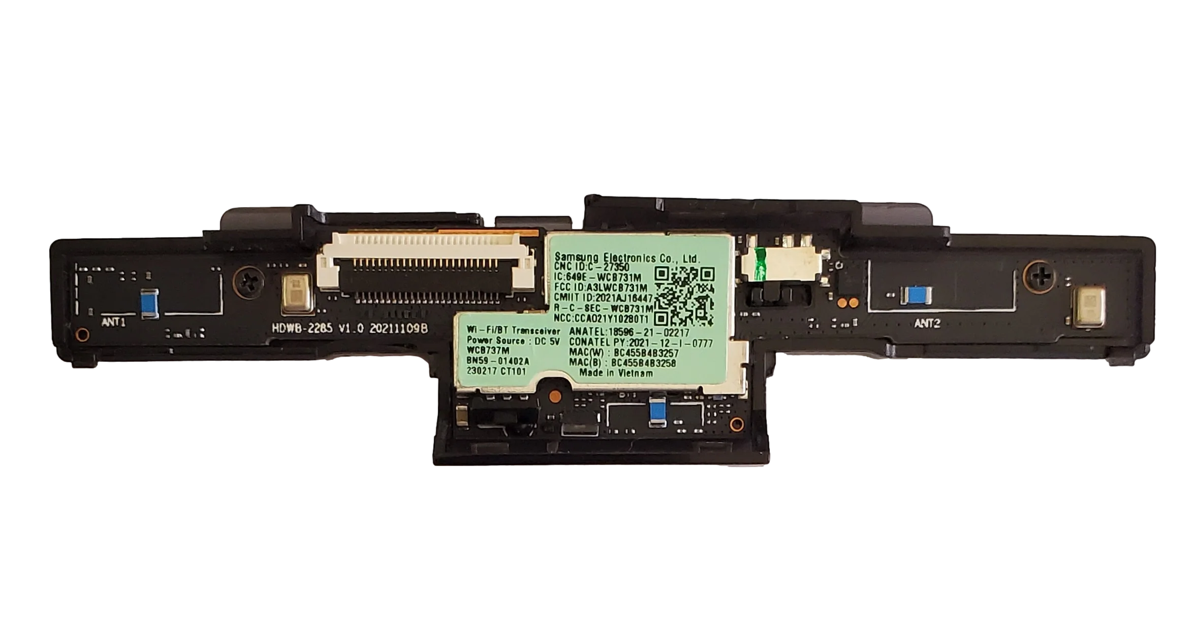 BN59-01402A Samsung WiFi, BN59-01402A, WC8737M, QN65Q70CAFXZA, QN85Q70CAFXZA, QN55Q70DAFXZA, QN85Q70DAFXZA