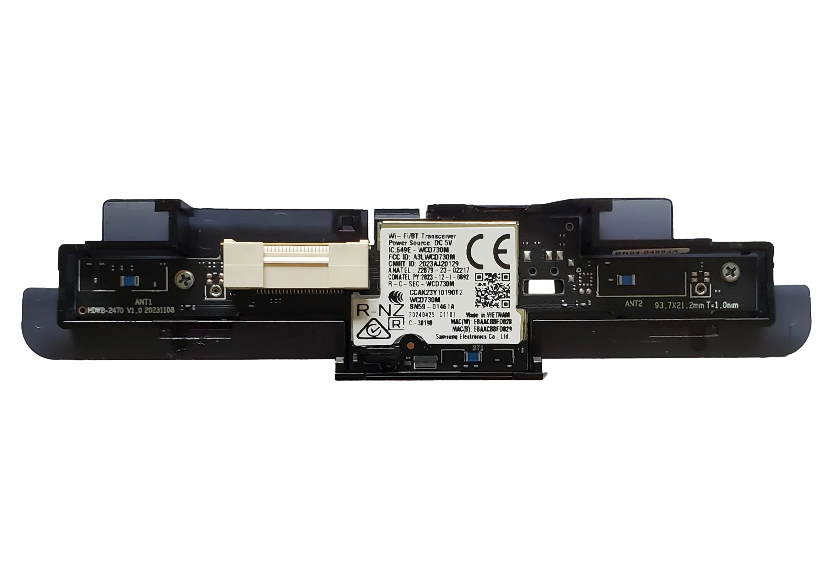 BN59-01461A Samsung Wi-Fi Board, BN64-04893A, UN75DU6900FXZA, QN65Q7FAAFXZA