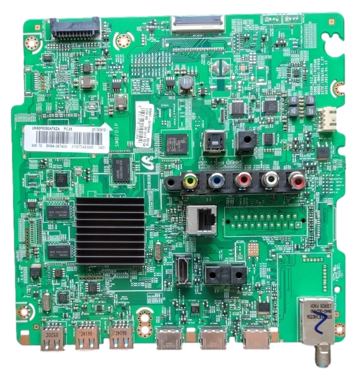 BN94-06740A Samsung Main Board,  BN97-07704A, BN41-01958B, UN50F6350AFXZA