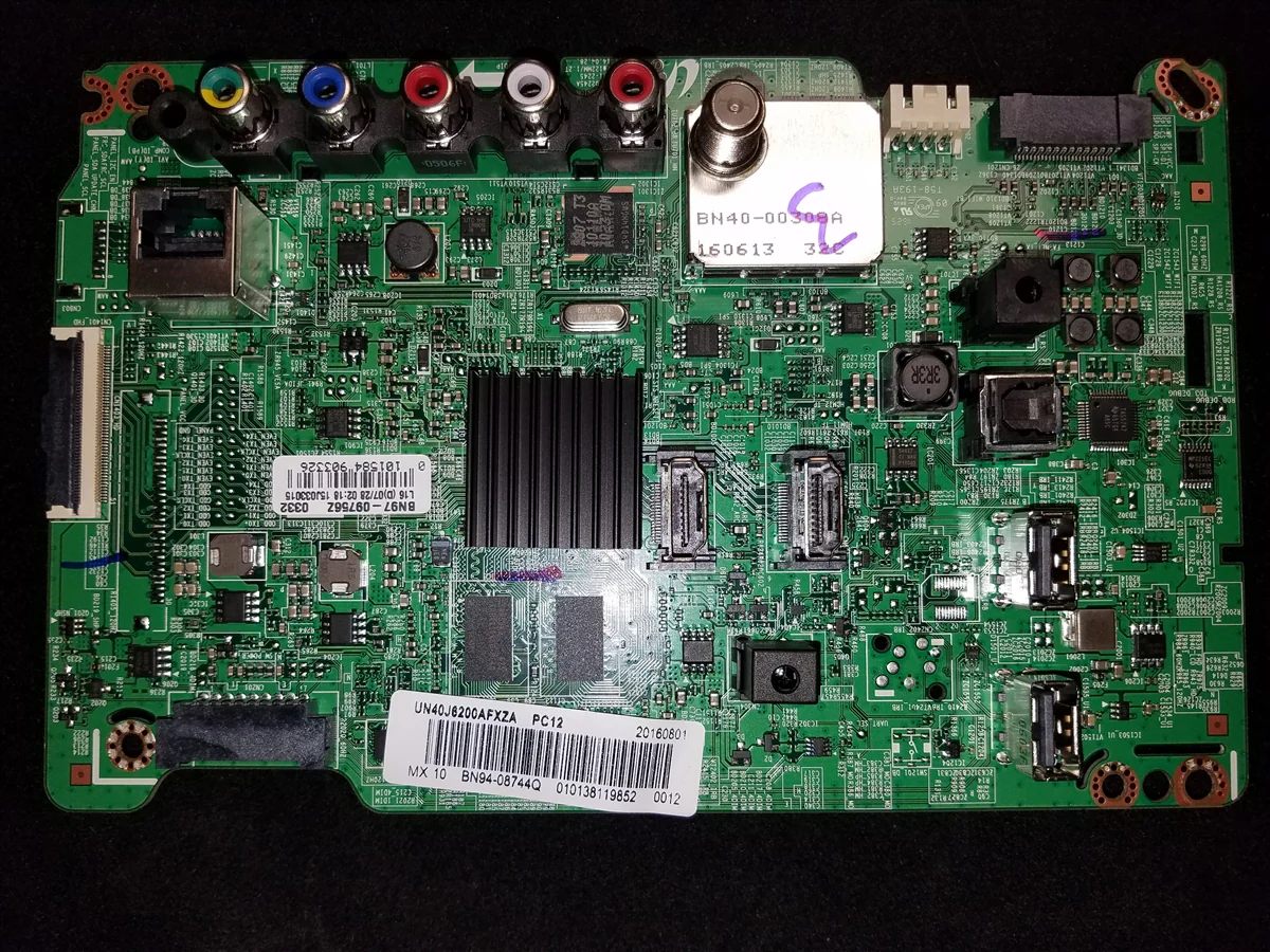 BN94-08744Q Samsung TV Module, main board, BN97-09756Z, BN41-02245A, UN40J6200AFXZA, UN40J6200AFXZA TS01