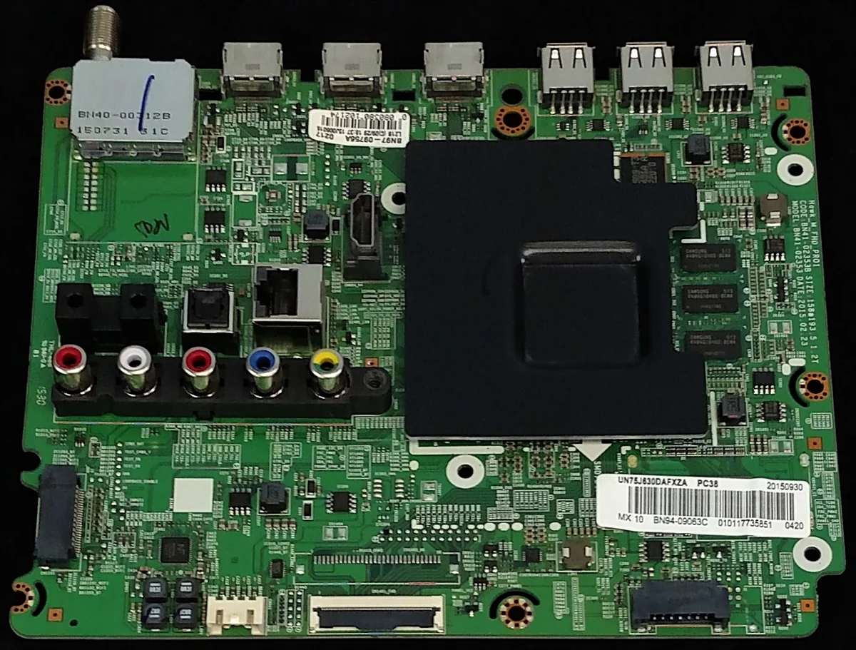 BN94-09063C SAMSUNG MAIN BOARD, BN97-09756A, BN41-02353B, UN75J630DAFXXZA
