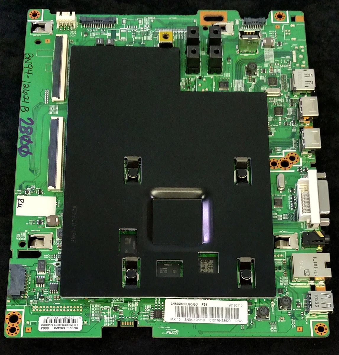 BN94-12621B Samsung Main Board, BN97-13642A, BN41-02616B, QB65H, LH65, LH65QBHPLGC/GO, UN65NU6900FXZA