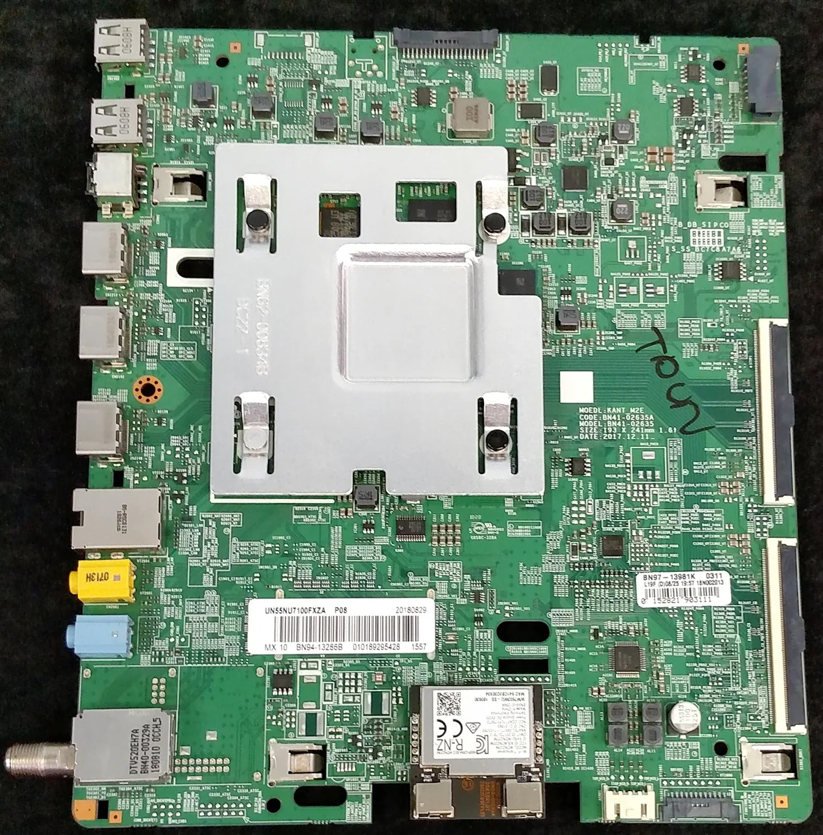BN94-13286B Samsung Main Board, BN97-13981K, BN41-02635A, UN55NU7100FXZA, UN55NU710DFXZA,UN55NU710DFXZA