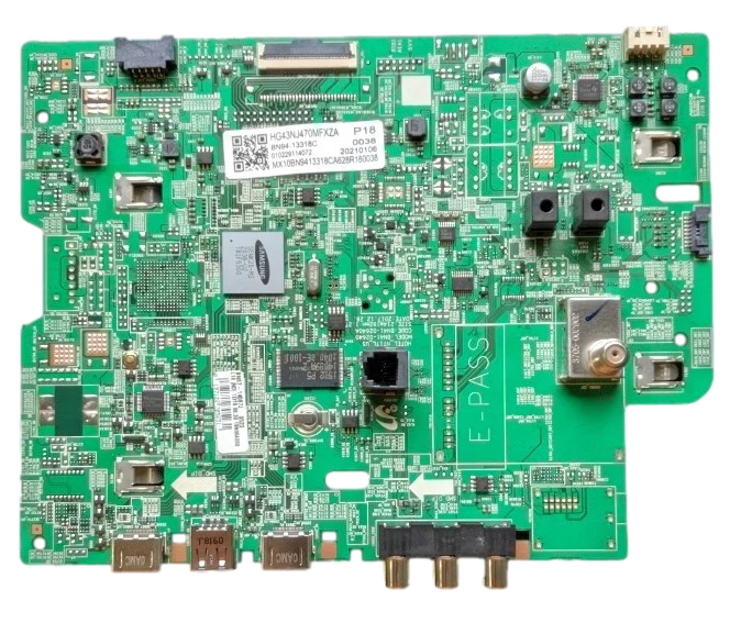 BN94-13318C Samsung Main Board, BN97-14087J, BN41-02640A,  HG43NJ470MFXZA (Version BA01)