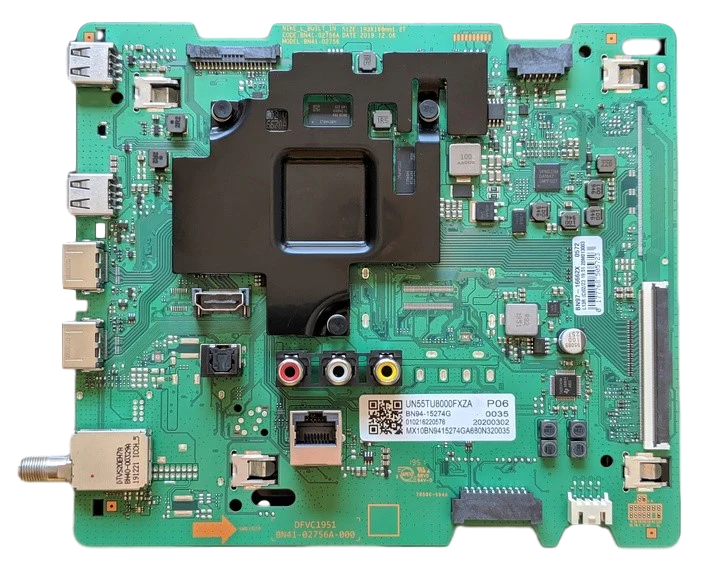 BN94-15274G Samsung Main Board, BN97-16662X, BN41-02756A, UN55TU8000FXZA, UN55TU8200FXZA