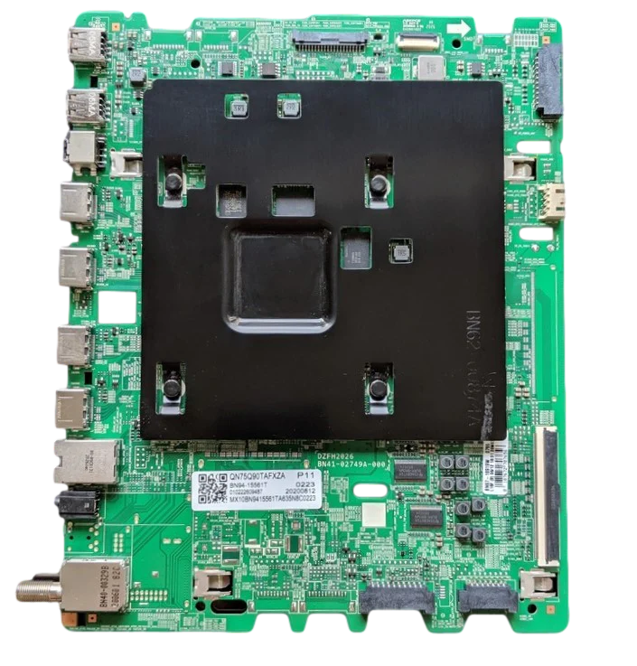 BN94-15561T Samsung Main Board, BN97-16919W, BN41-02749A, QN75Q90TAFXZA, QN75Q90TAF