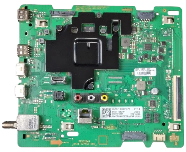BN94-15807P Samsung Main Board, BN41-02756B, BN97-17226S, FG05, UN55TU8000F, UN55TU8000FXZA