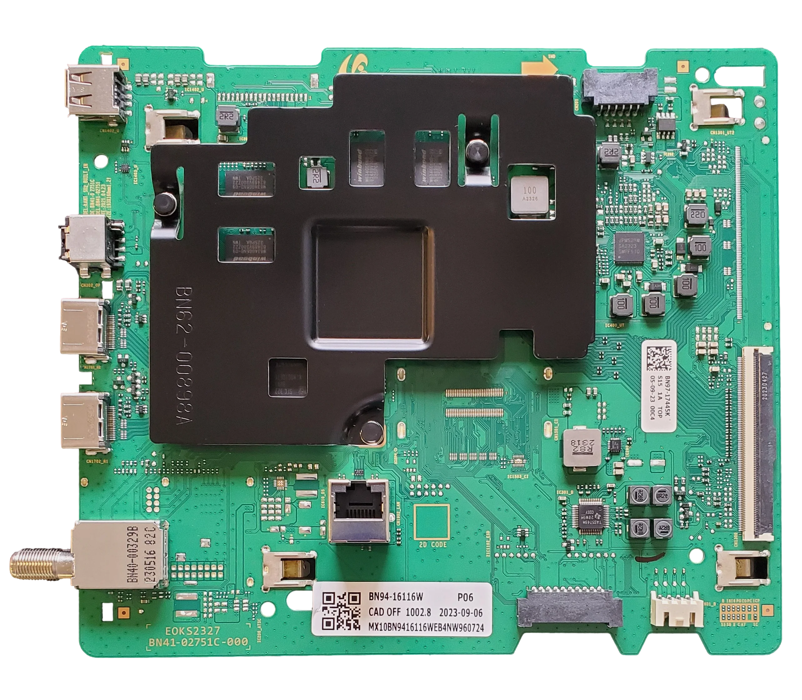 BN94-16116W Samsung Main Board, BN97-17445K, BN41-02751C, UN65TU690TF, UN65TU690TFXZA