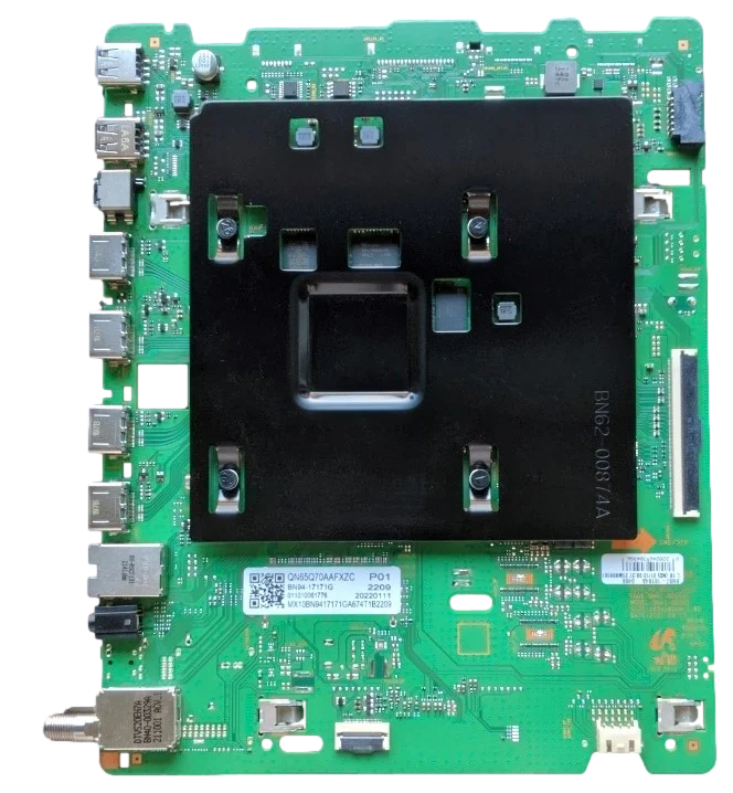 BN94-17171G Samsung Main Board, BN97-18194A, BN41-02855C, QN65Q70AAFXZA, QN55Q70AAFXZA, QN75Q70AAFXZA, QN85Q70AAFXZA