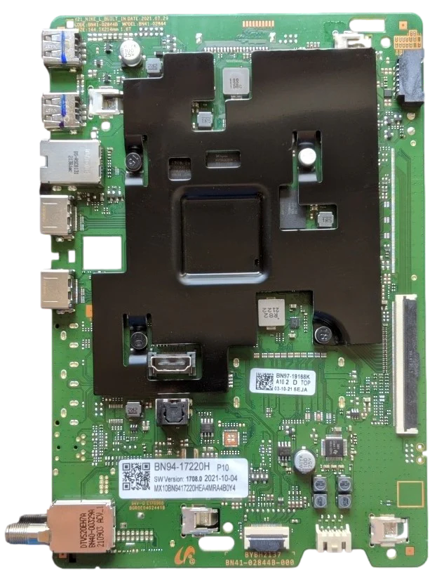 BN94-17220H Samsung Main Board, BN41-02844B, BN97-19168K, QN85Q6DAAFXZA, QN50Q6DAAFXZA, QN65Q60AAFXZA