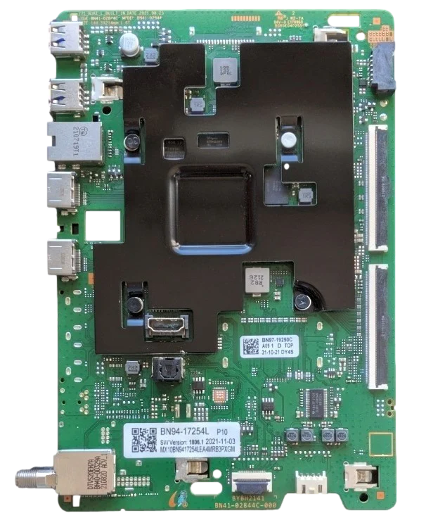 BN94-17254L Samsung Main Board, BN97-19250C, BN41-02844C, QN65Q60AAF, QN65Q60AAFXZA, QN65Q6DAAFXZA