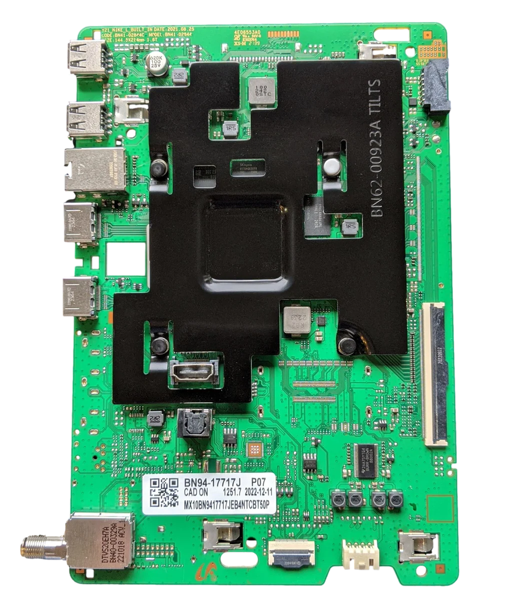 BN94-17717J Samsung Main Board, BN41-02844C, BN97-19872K, UN85AU8000FXZA, UN65AU8000FXZA, UN55AU8000FXZA