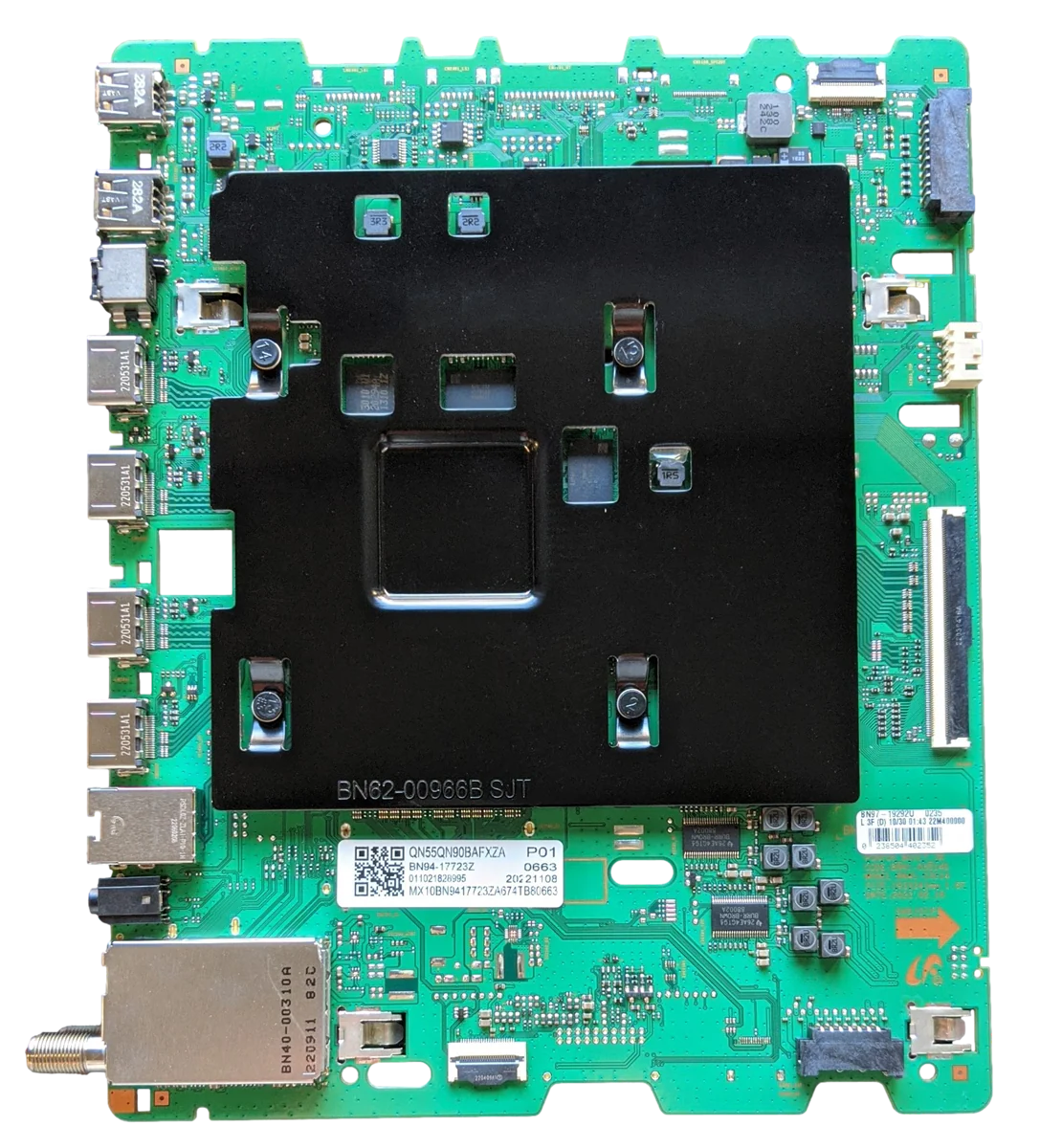 BN94-17723Z Samsung Main Board, BN97-19292U, BN41-03014D, QN55QN90BAFXZA, QN55QN90BDFXZA