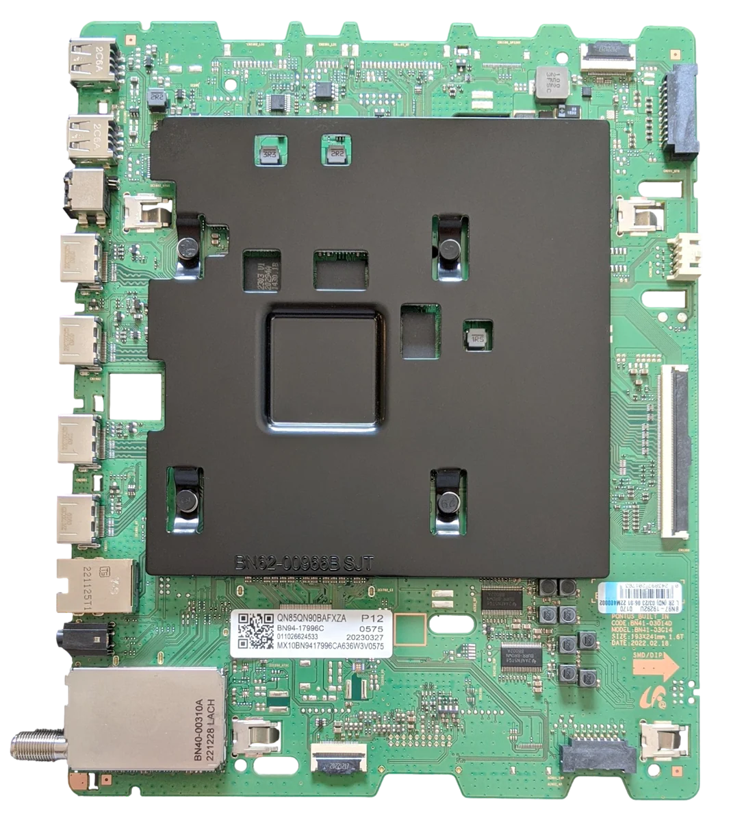 BN94-17996C Samsung Main Board, BN97-19292U, BN41-03014, QN85QN90BAFXZA, QN85QN90BDFXZA