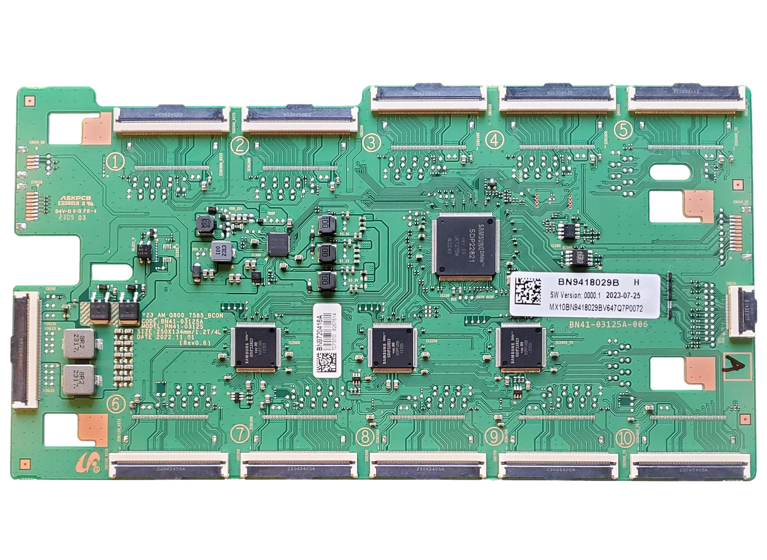 BN94-18029B, Samsung LED Driver, BN41-03125A, BN97-20416A, QN85QN800BFXZA, QN85QN800CFXZA