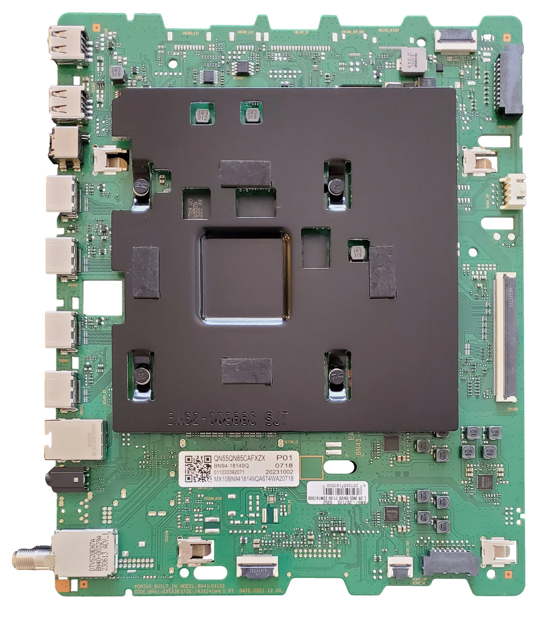 BN94-18149Q Samsung Main Board, BN97-20717Q, QN55QN85CAF, QN55QN85CAFXZA, QN55QNCAFXZX