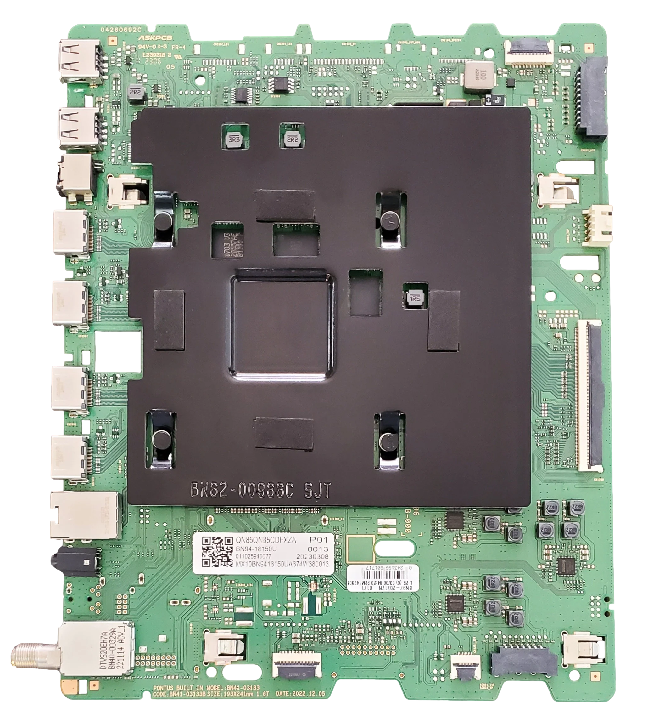 BN94-18150U Samsung Main Board, BN97-20717R, BN41-03133B, QN85QN85CDFXZA AA02, QN85QN85CDFXZA