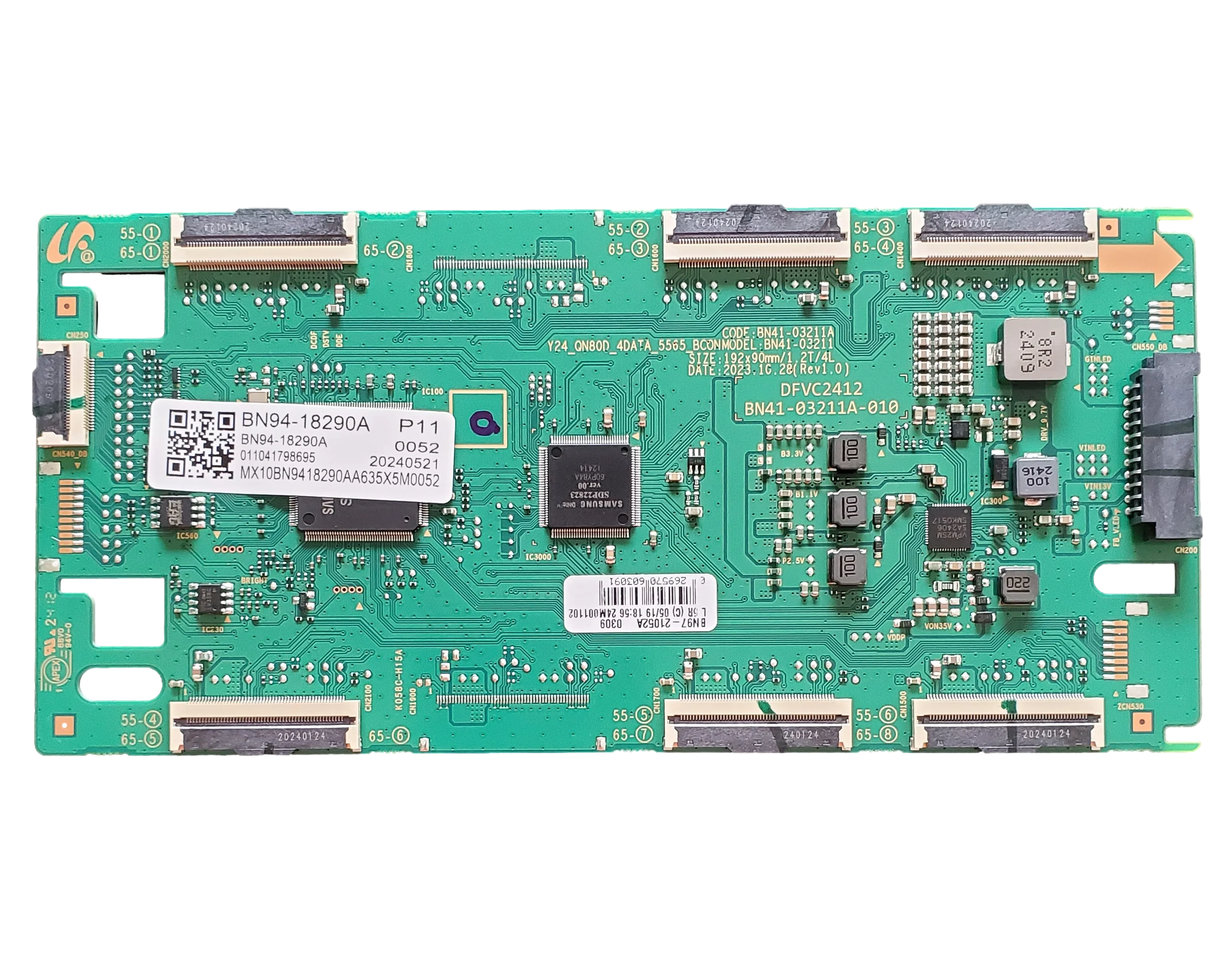 BN94-18290A Samsung LED Driver, BN94-18290A, BN97-21052A, BN41-03211A, QN55QN85DBFXZA
