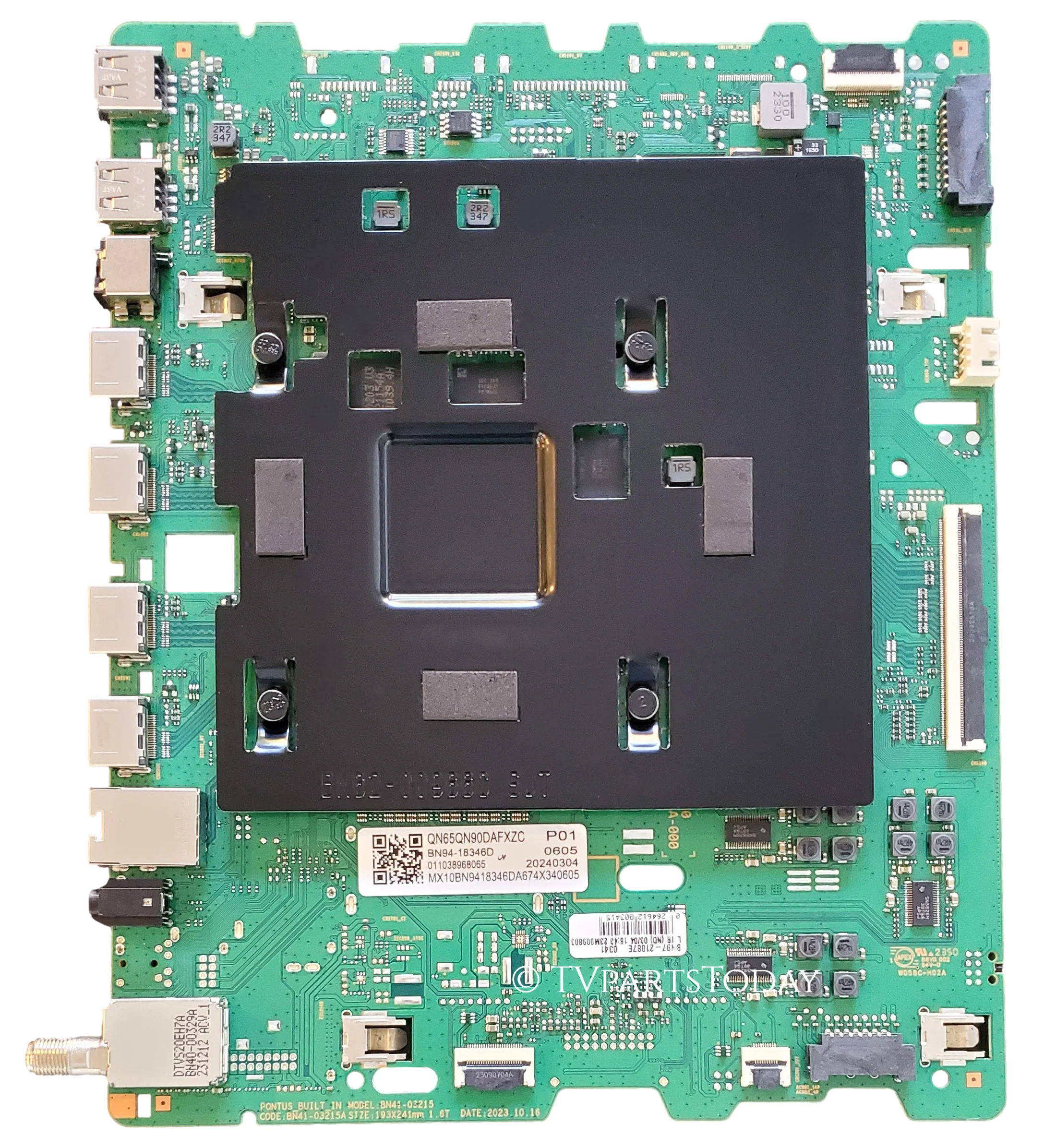 BN94-18346D Samsung Main Board, BN97-21087E, BN41-03215A, QN65QN90DAFXZA, QN65QN90DAFXZC