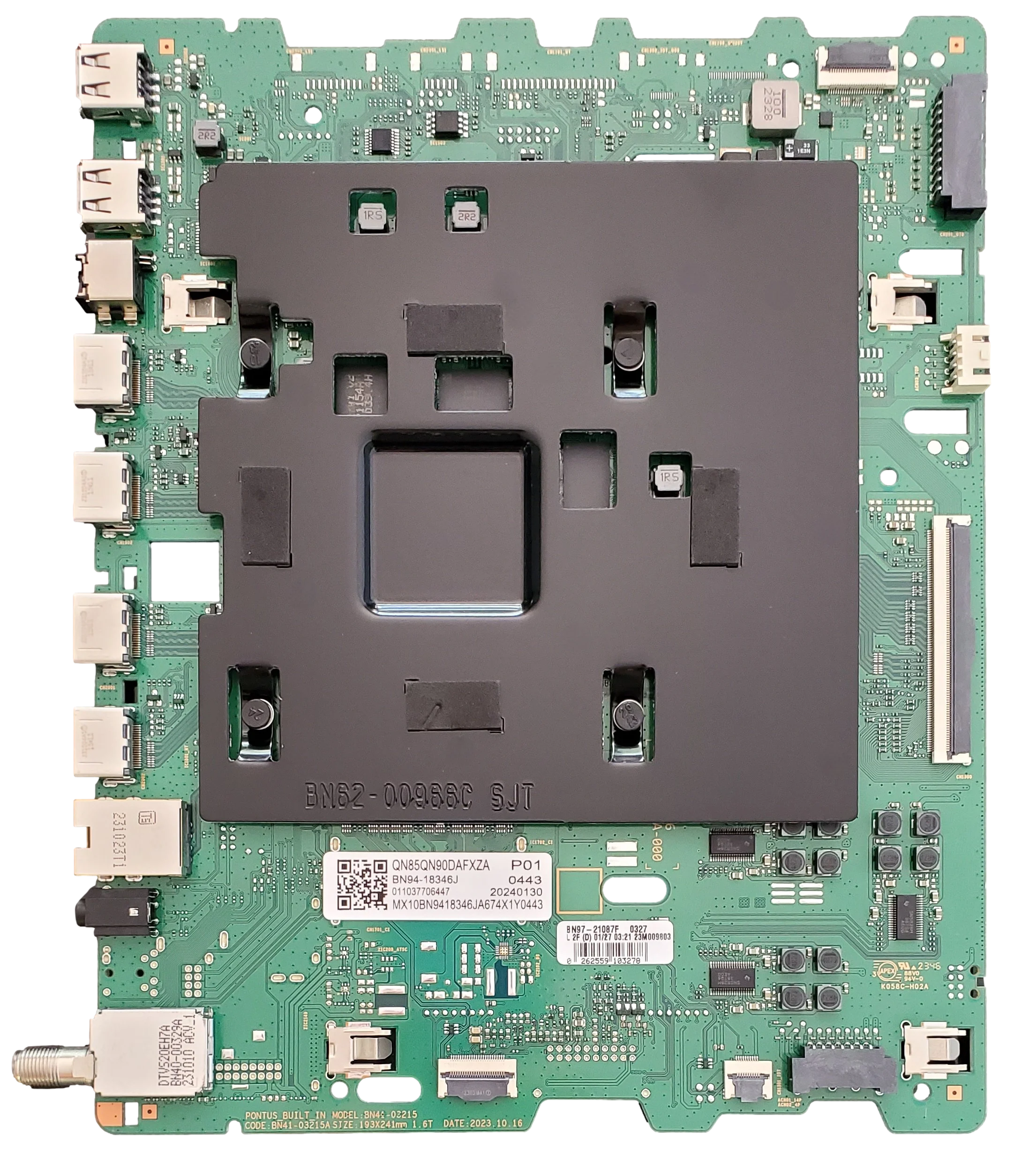 BN94-18346J Samsung Main Board, BN97-21087F, BN41-03215A, QN85QN90DAFXZA, QN85QN90DDFXZA