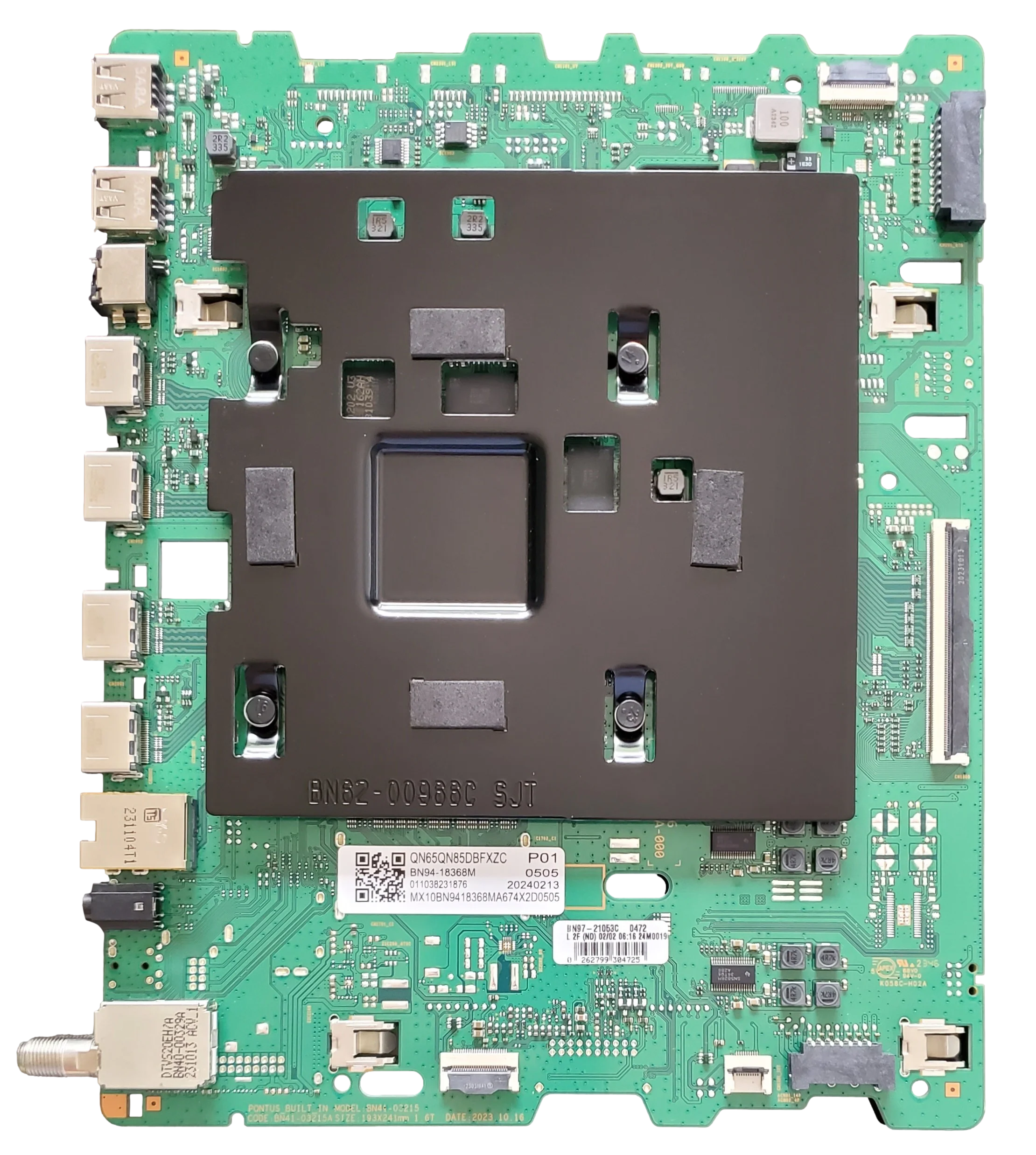 BN94-18368M Samsung Main Board, BN97-21053C, BN41-03215A, QN65QN85DBFXZA