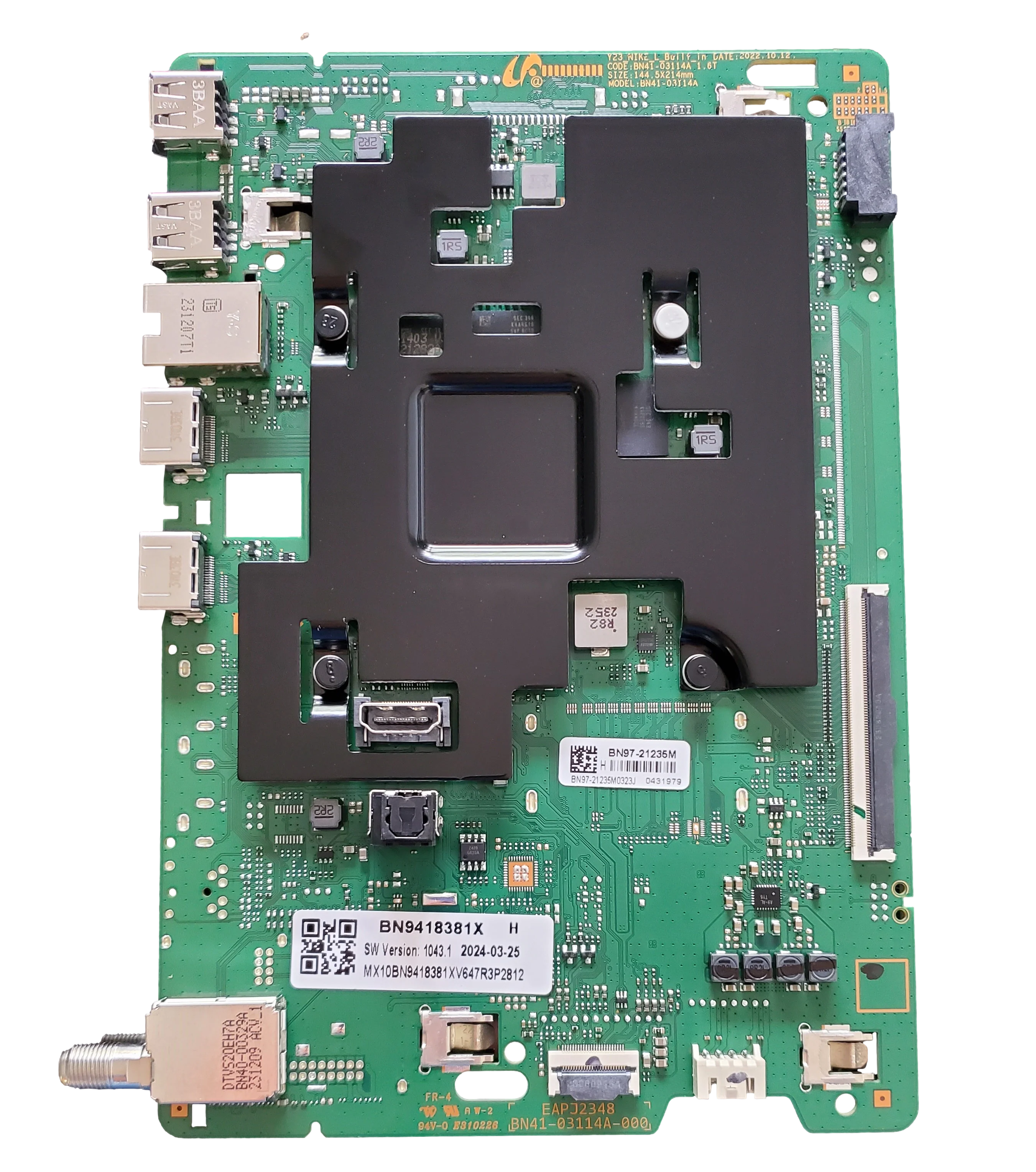 BN94-18381X Samsung Main Board, BN9418381X, BN41-03114A, BN97-21235M, UN50DU8000FXZA, UN55DU8000BXZA, UN65DU8000FXZA, UN75DU8000FXZA