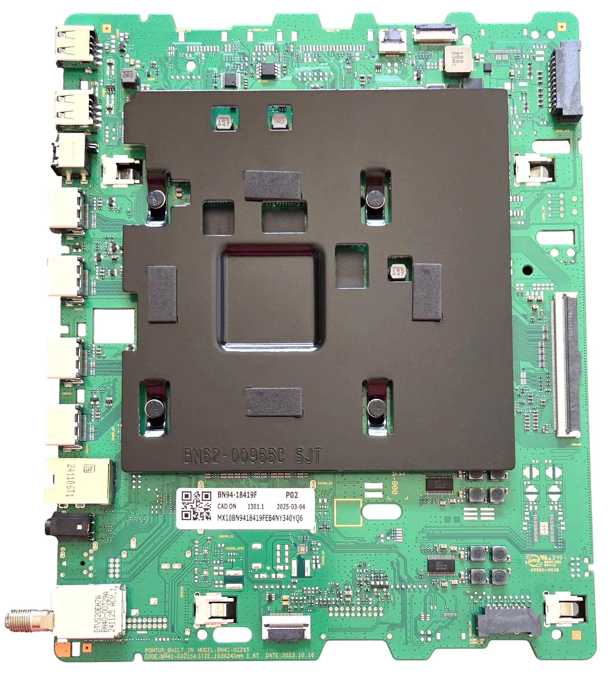 BN94-18419F Samsung Main Board, BN41-03215A, QN85Q80DAFXZA