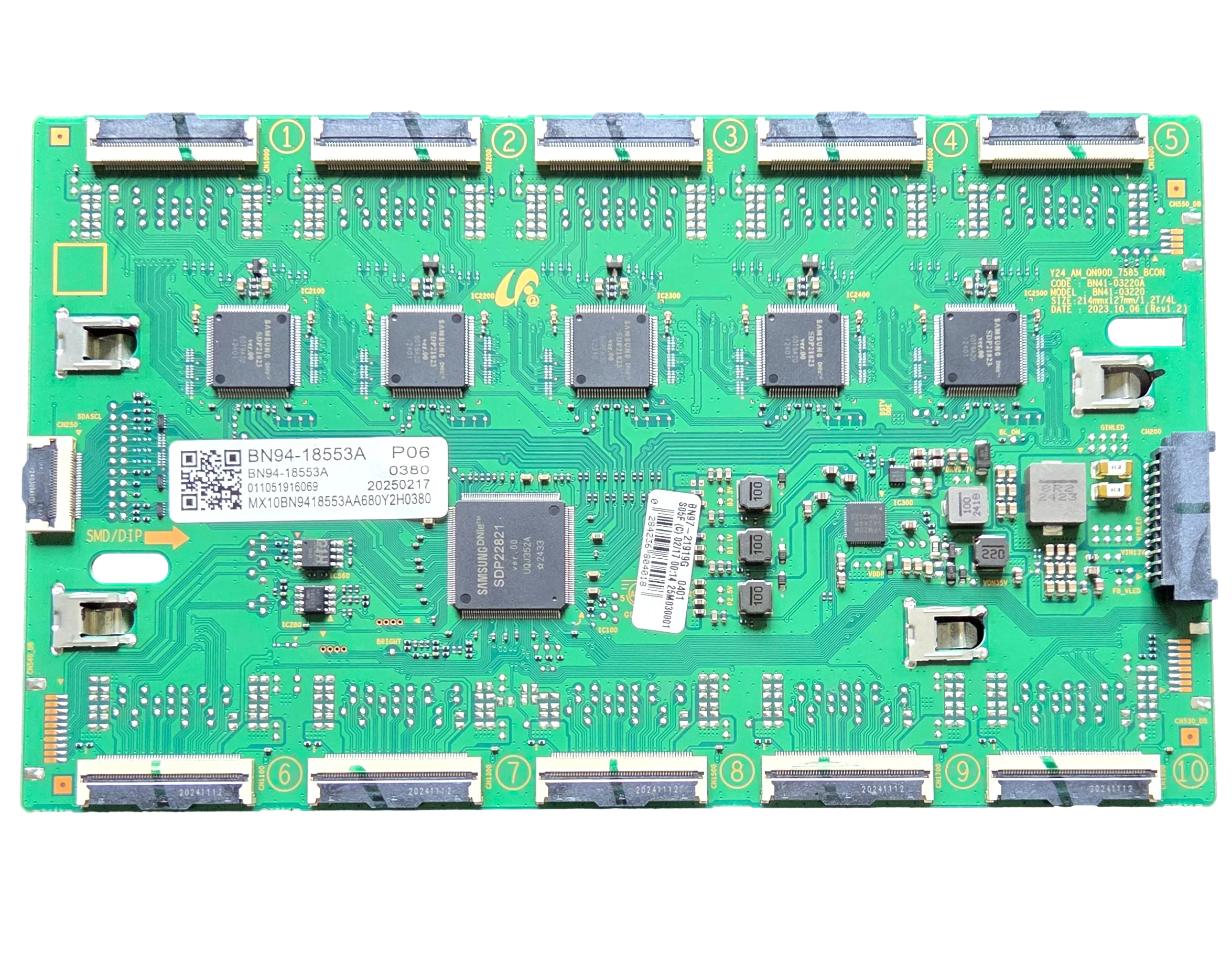 BN94-18553A Samsung LED Driver, BN97-21919G, BN41-03220A, QN85QN90FAFXZA