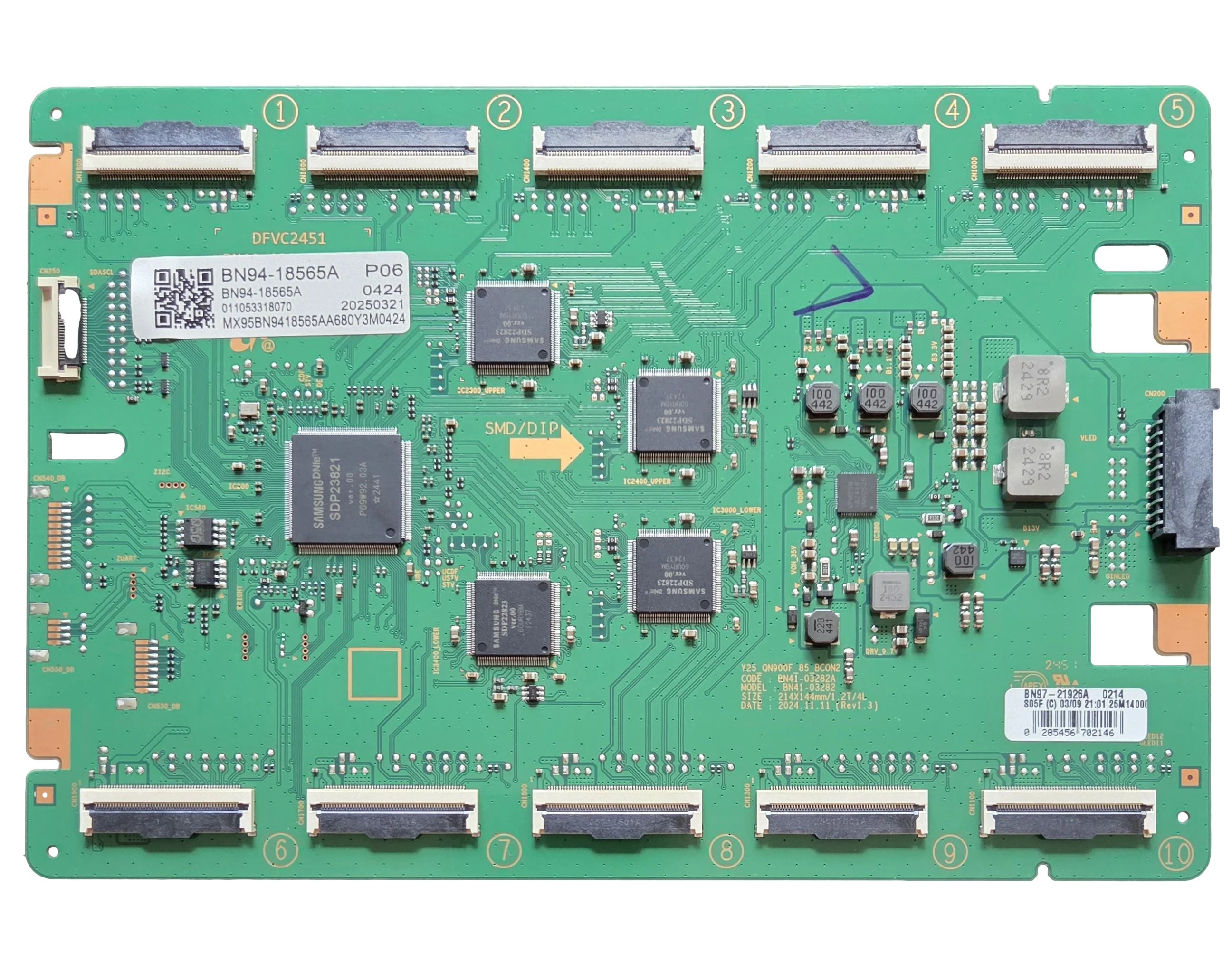 BN94-18565A Samsung LED Driver, BN41-03282A, BN97-21926A, QN85QN900FFXZA