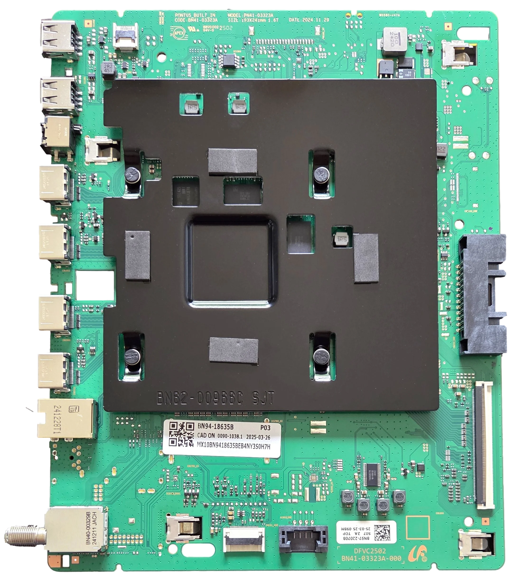BN94-18635B Samsung Main Board, BN97-22070B, BN41-03323A, QN75Q8FAAFXZA, QN85Q8FAAFXZA, QN65Q8FAAFXZA, QN55Q8FAAFXZA, QN85Q8FDAFXZA