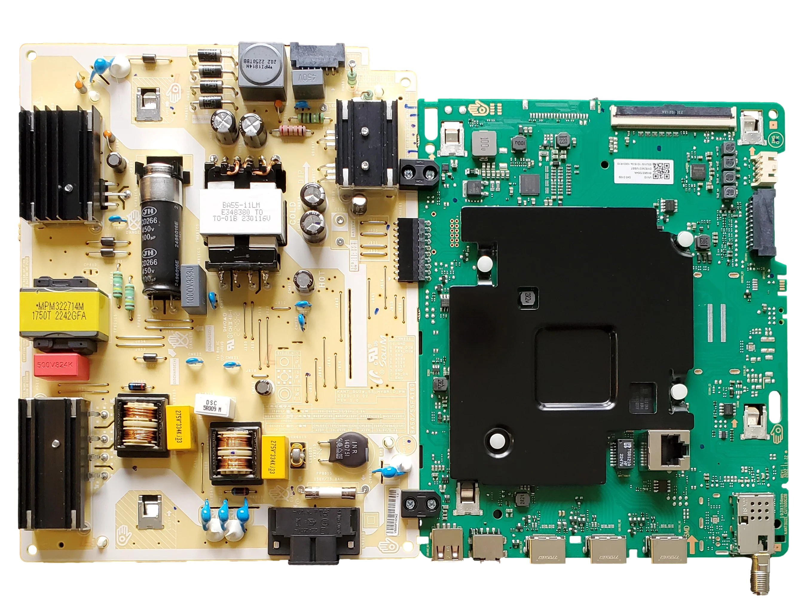 BN96-57054A-Combo Samsung Main Board/ Power Supply, KANTSU2E, BA55FA160, BN96-57054A, UN55CU7000FXZA, UN55CU7000DXZA