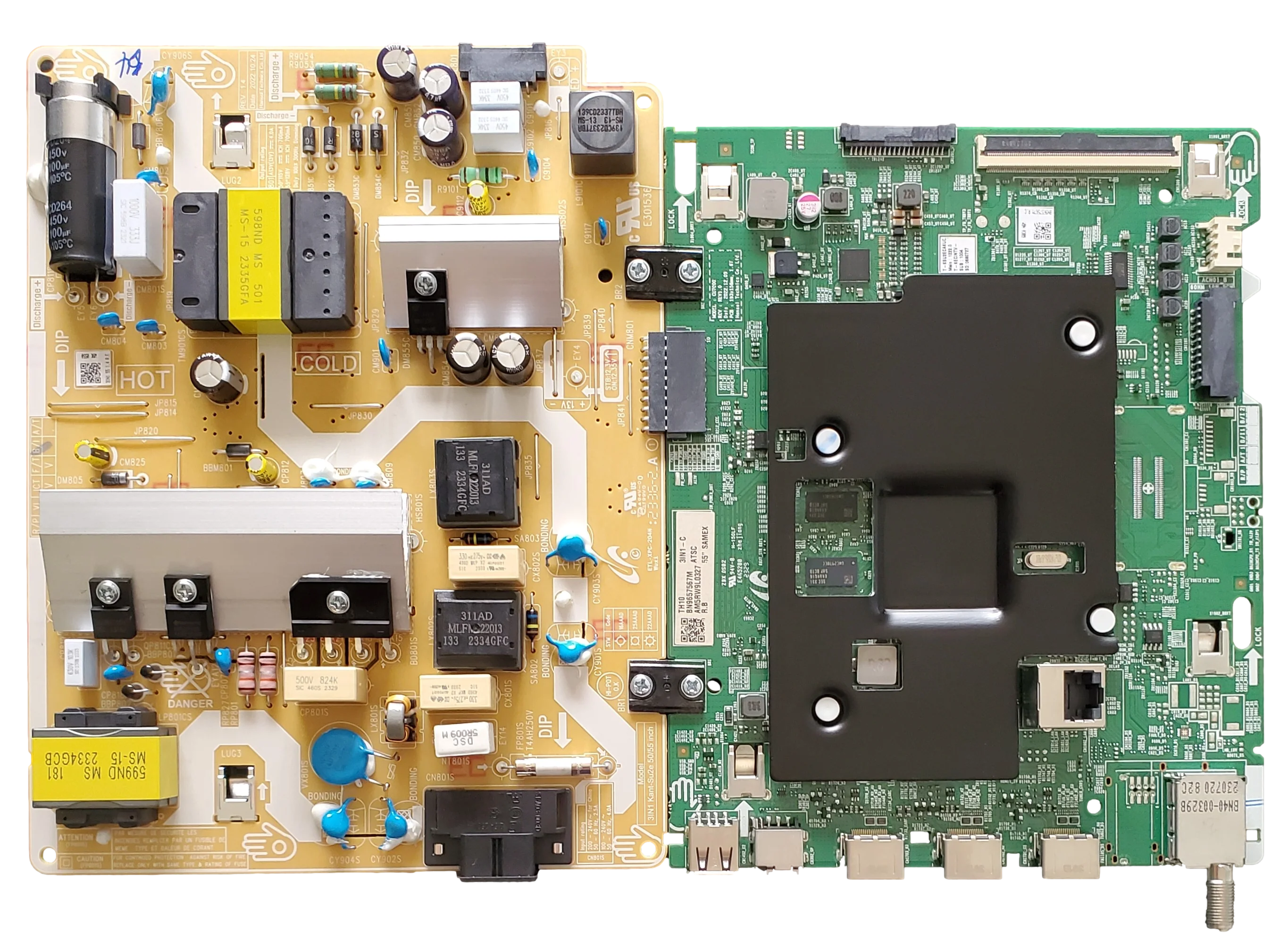 BN96-57567M-Combo, Samsung Main Board/ Power Supply, BN9657567M, UN55CU7000F, UN55CU7000FXZA