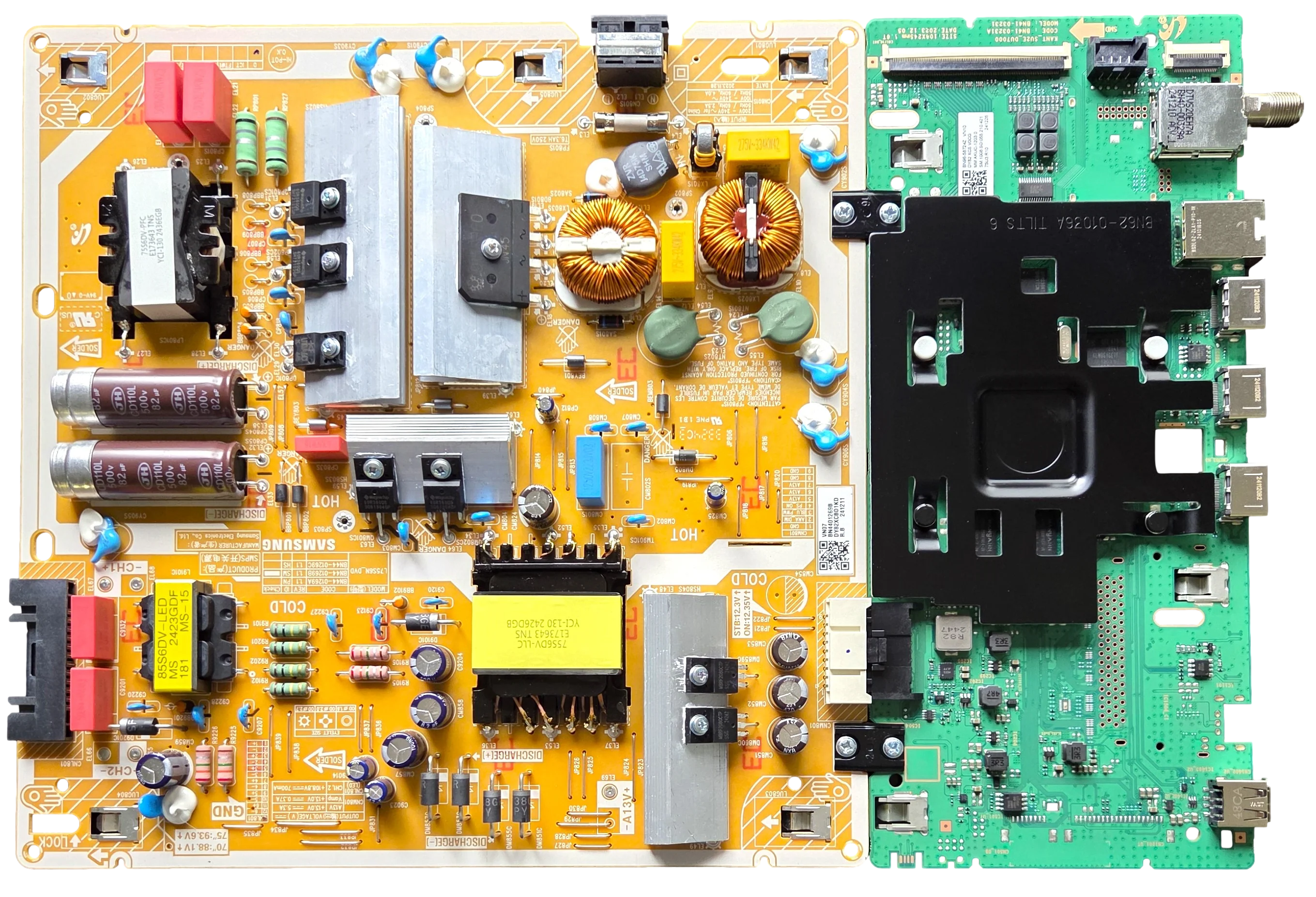 BN96-58724Z-Combo, Samsung Main/Power Supply, BN44-01269B, UN75DU7200FXZA