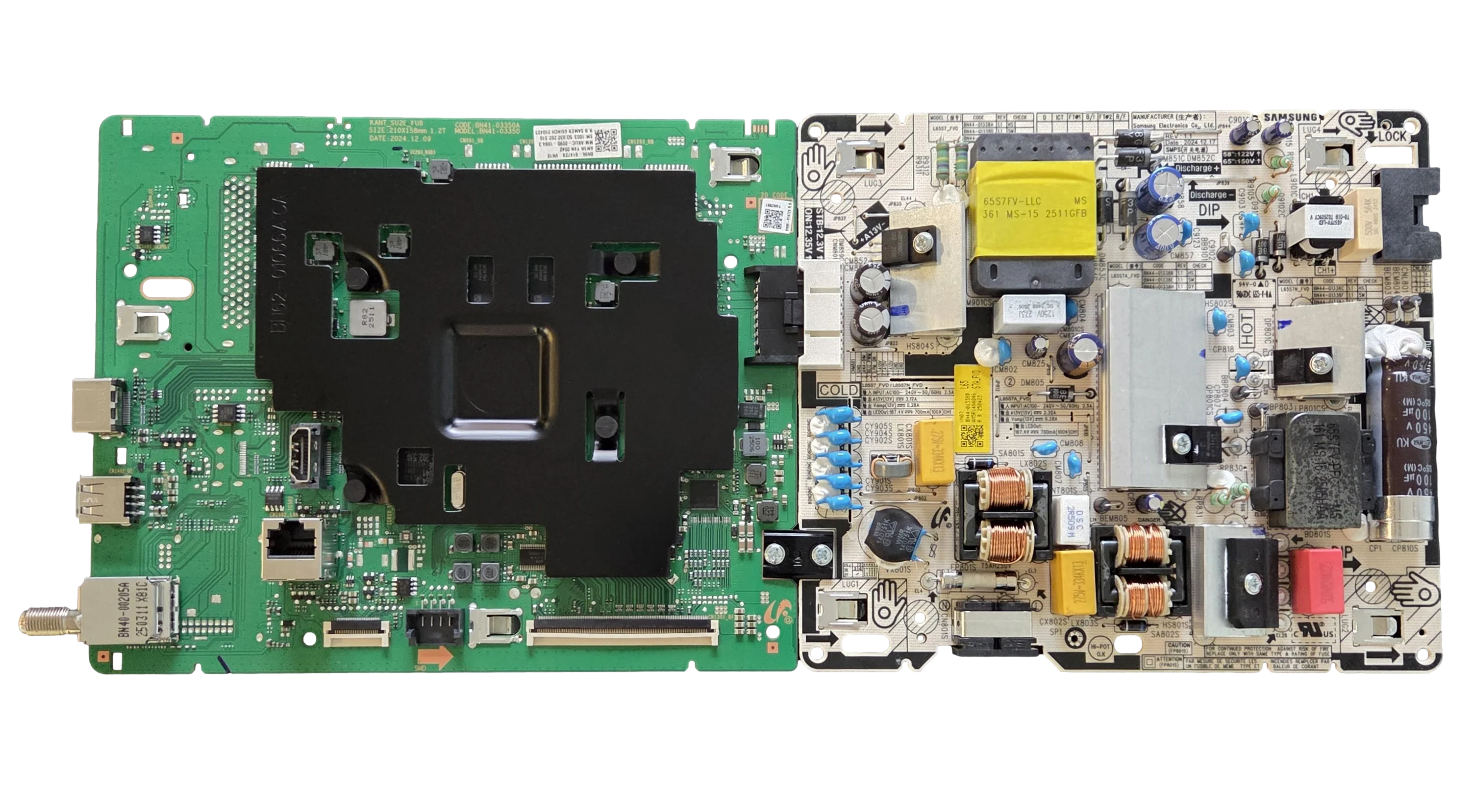 BN96-61472X-COMBO Samsung Main Board/Power Supply, BN96-61472X, BN41-03350A, BN44-01330B, UN65U7900FFXZA