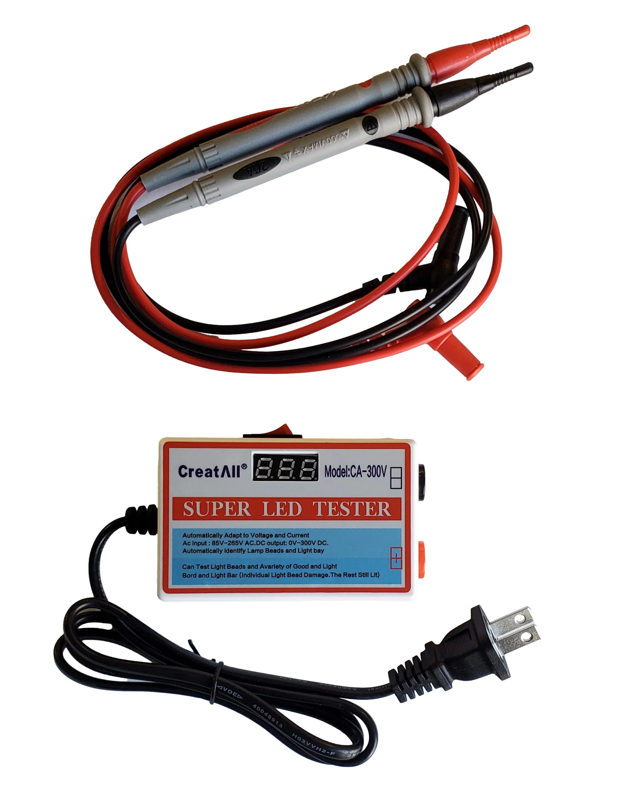 CA-300V LED TV Backlight Tester, Backlight Strip Tester, Backlight Bar Tester, Auto Voltage / Current circuitry