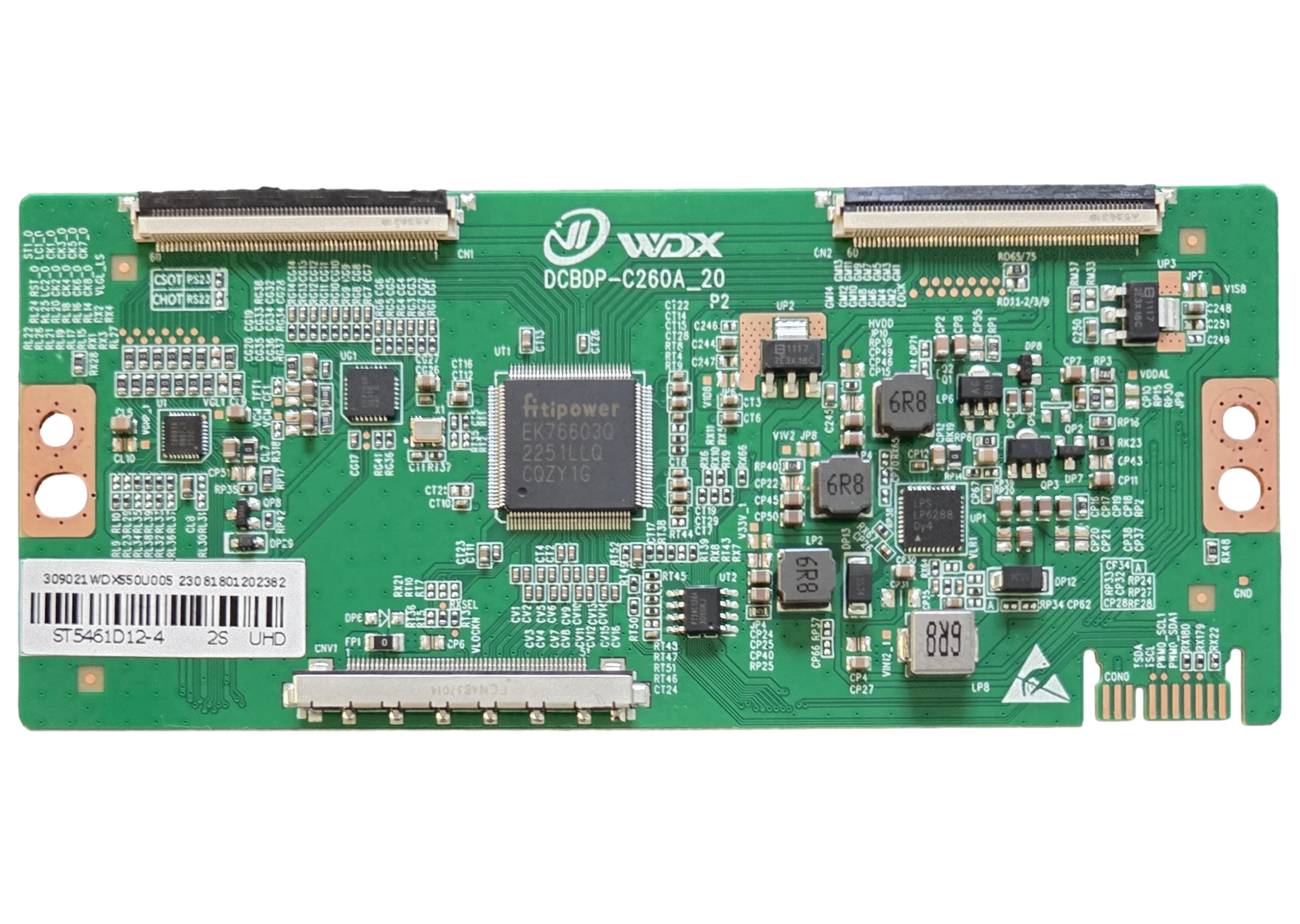 DCBDP-C260A_20 Westinghouse, T-Con, ST5461D12-4, 309021, WDX550U005