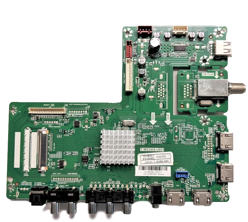 DH1TK0M0400M Haier Main Board, A17083486, T201708157A, 8142123342053, T.MS3458.U801, 65UGX3500, 50E3500A