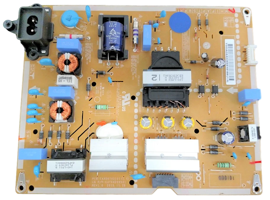EAY64229501 LG Power Supply, EAX66793101(1.6), 43LW340C-UA, 43LW540S-UA