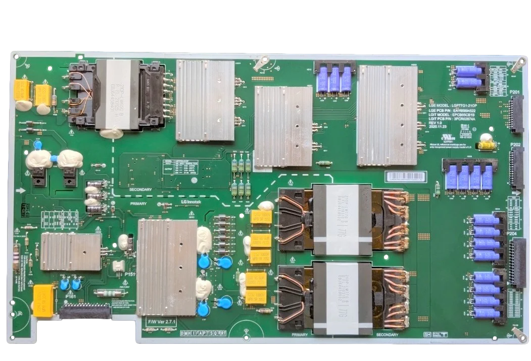 EAY65894522 LG Power Supply, LGP77G1-21OP, EPCB65CB1B, 3PCR02874A, OLED77G1PUA